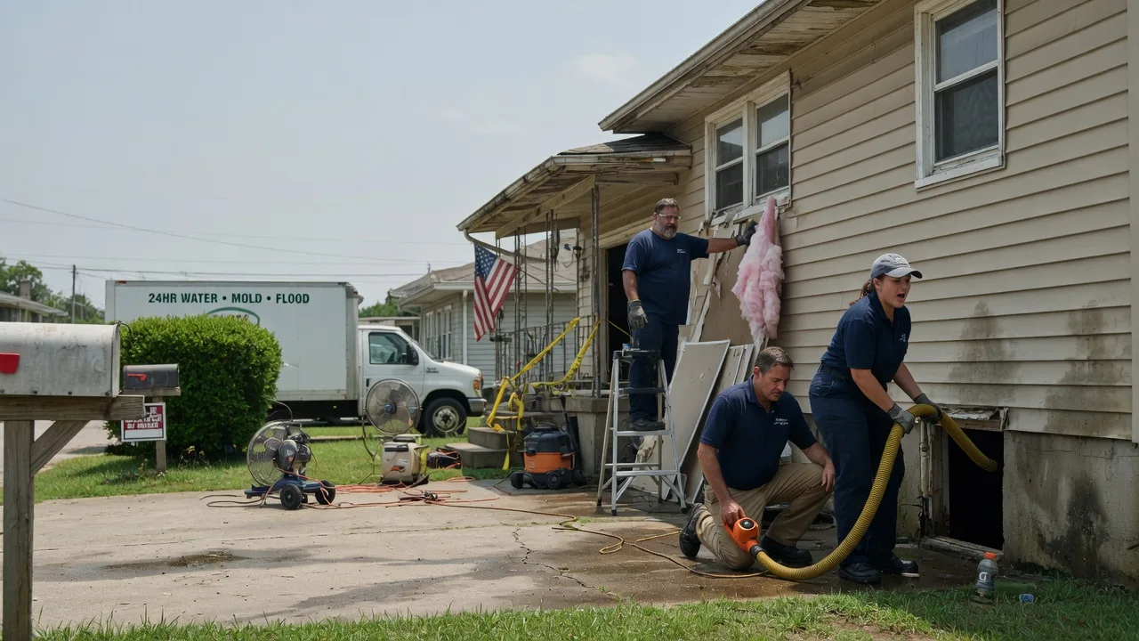 Water Damage Repair in Inverness, MS near me
